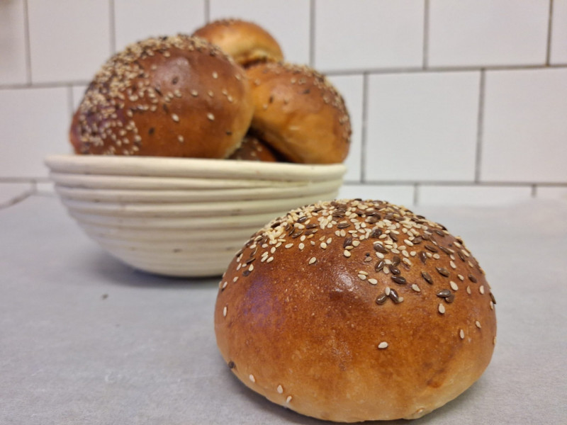 Hamburgerová houska 115g